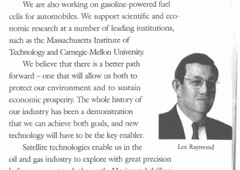 2000 The Path Forward on Climate Change by ExxonMobil's CEO Lee Raymond -  Climate Files